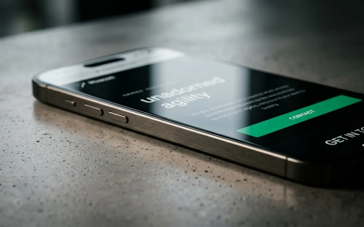 Presencia digital de base en smartphone