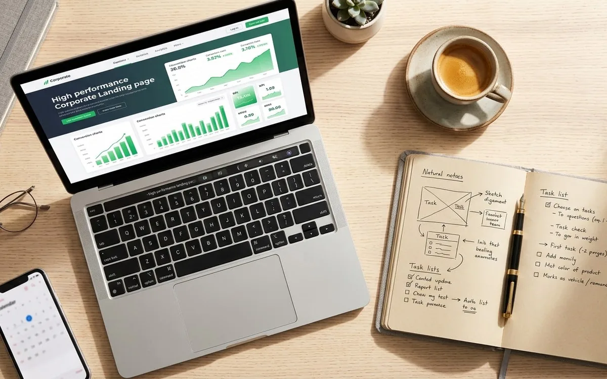 Landing page esencial de alta conversión